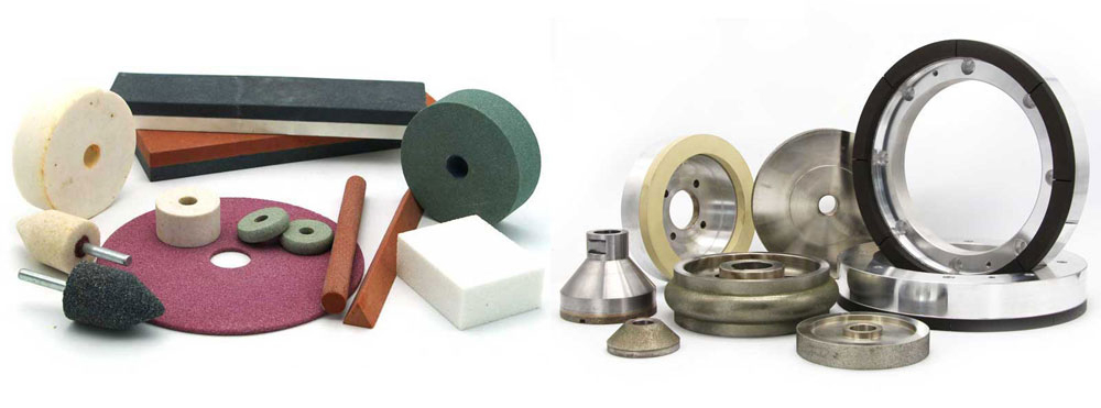 Conventional bonded abrasives and Super hard abrasives grinding tools