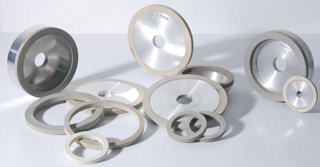 Vitrified bond grinding wheels